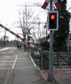 Bahnuebergang Maria-Himmelfahrt-Str in Koeln-Holweide